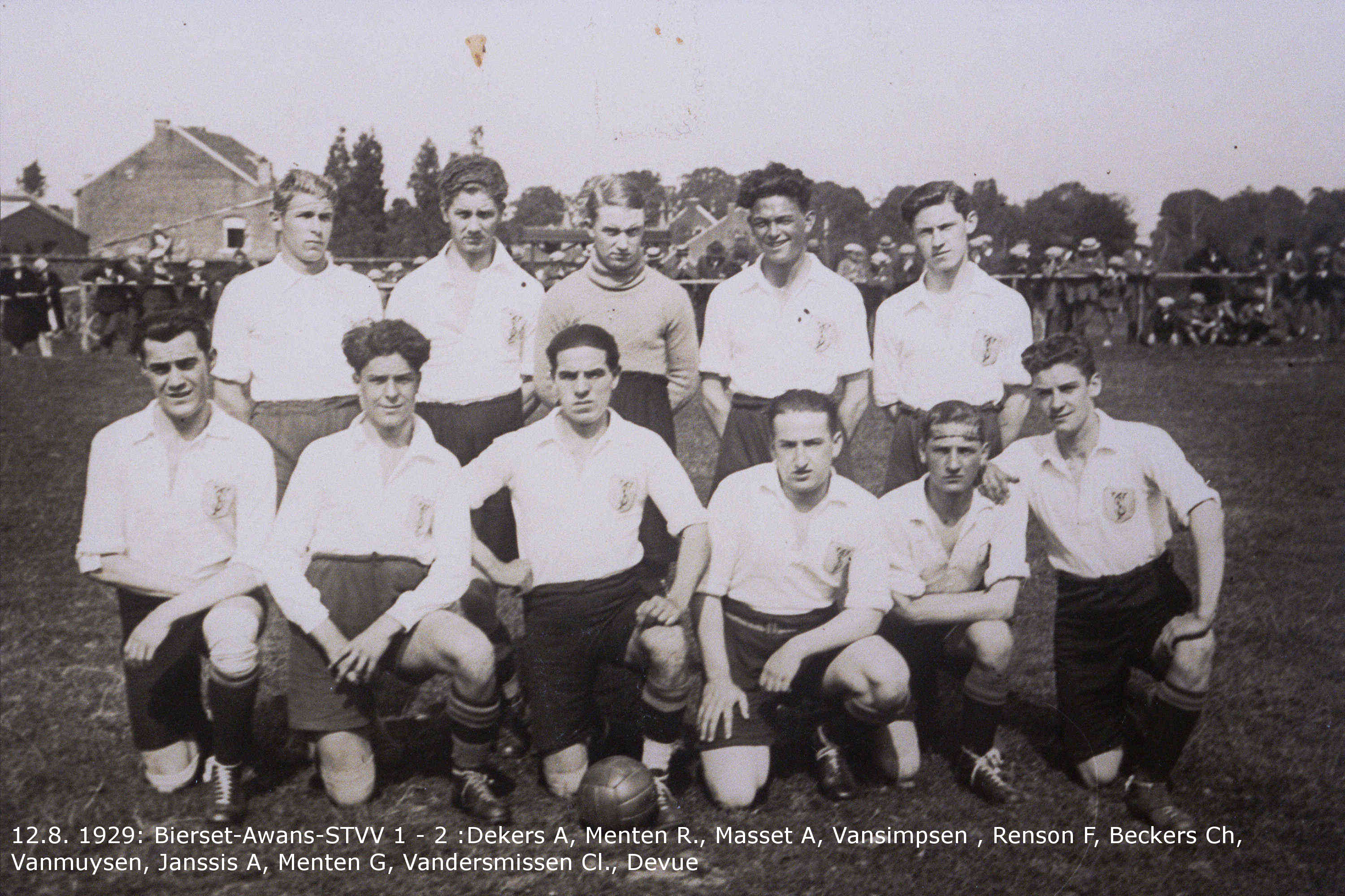 STVV 1929, kampioen 1e provinciale (bron boek 50j STVV)