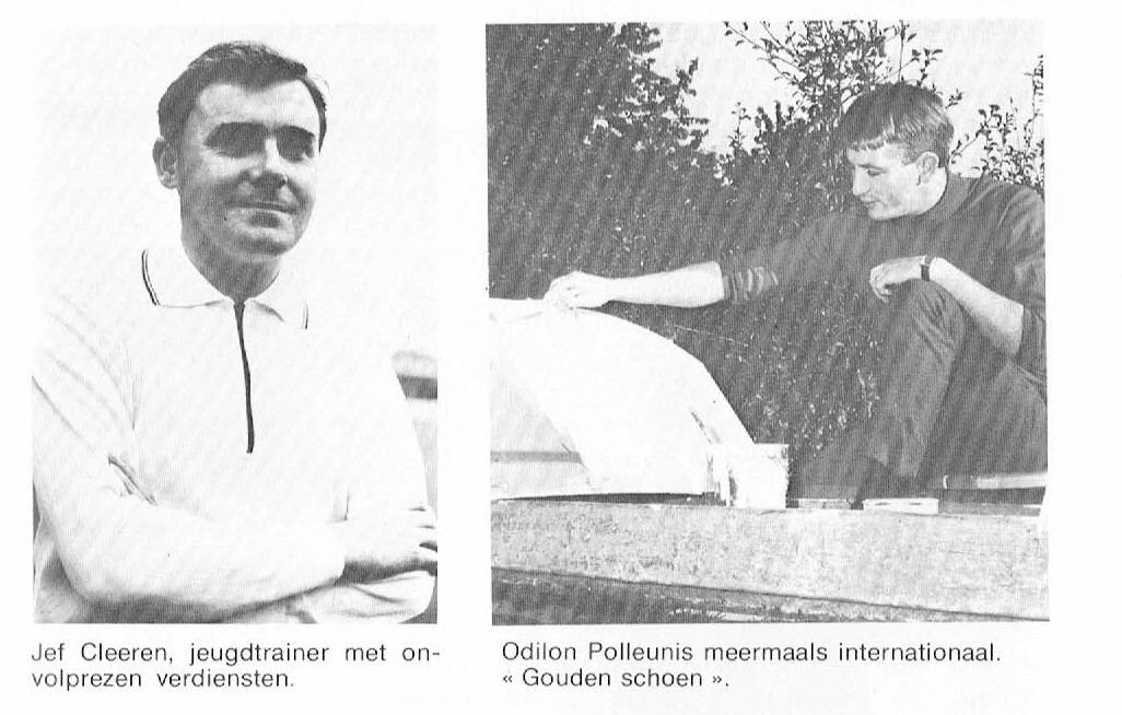 Jef Cleeren en Odillon Poleunis (bron boek 50j STVV)